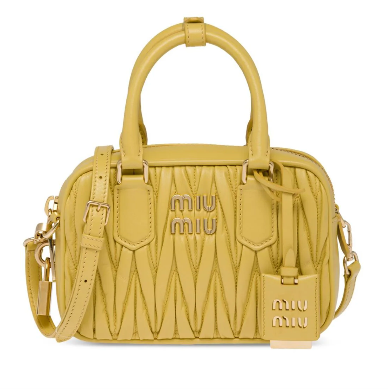 Miu Miu Matelassé Leather Mini Bag | Designer Bag Collection