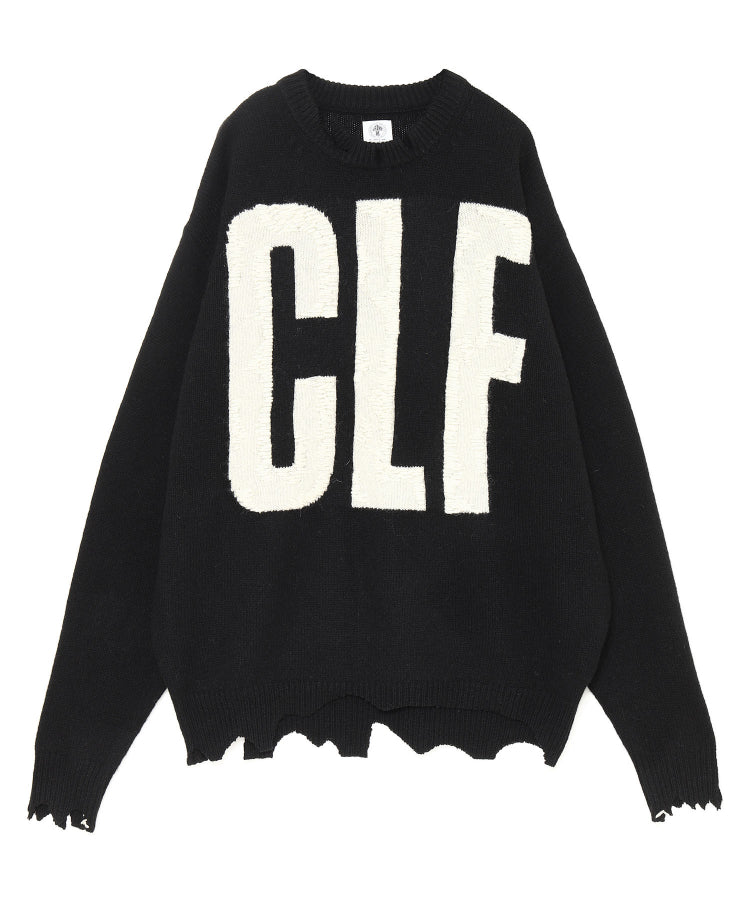 Saint Michael 'CLF' Relaxed Fit Wool Sweater | RADPRESENT