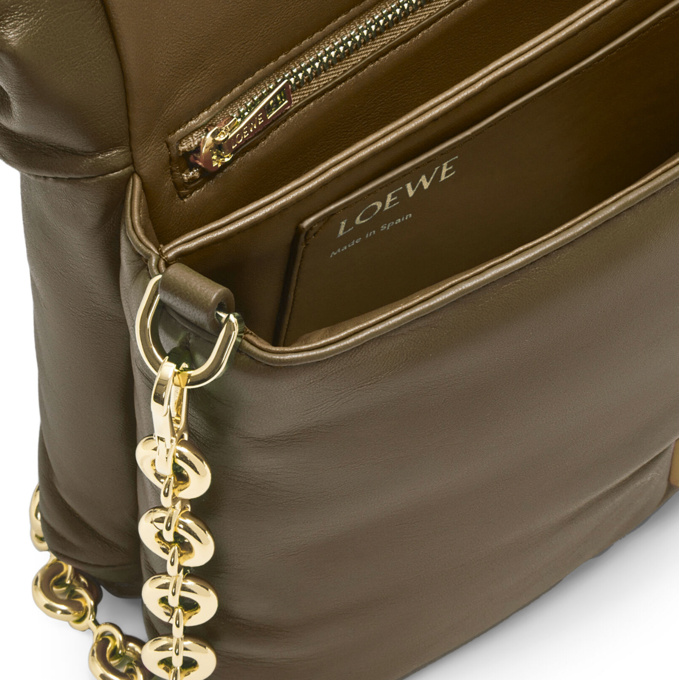 Loewe Puffer Goya in shiny nappa lamskin  Designers Bag Collection –  RADPRESENT