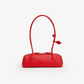 LE TECKEL MEDIUM BAG IN GOATSKIN - RED