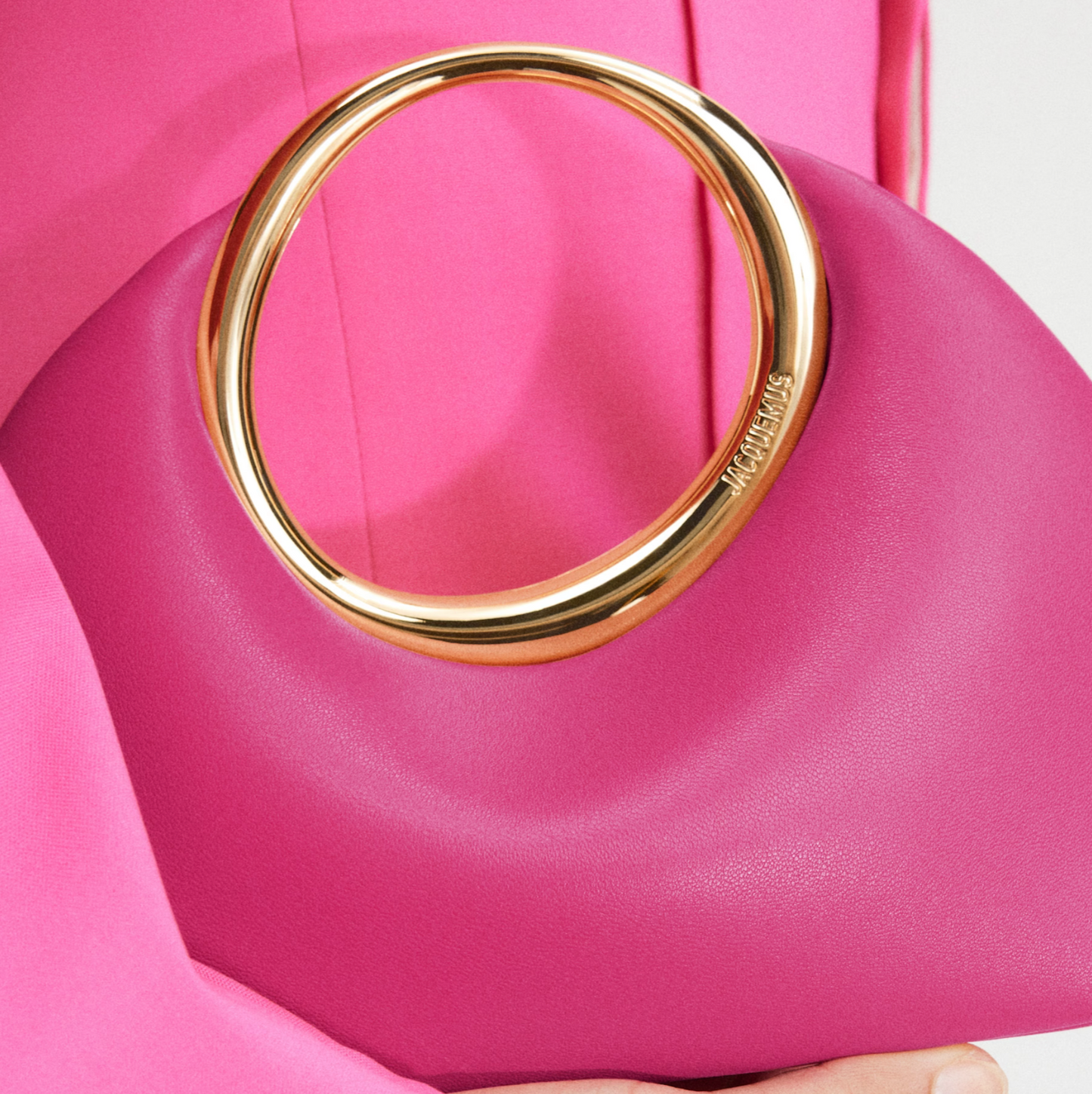 LE PETIT CALINO MINI RING HANDBAG - DARK PINK