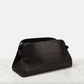 MARGAUX EW LEATHER CLUTCH  - BLACK