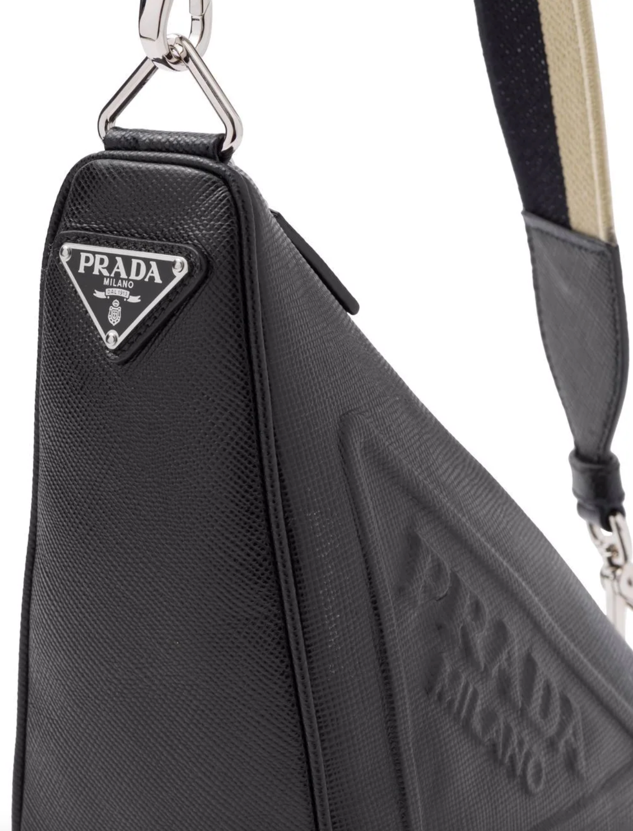 Prada Re-Edition 2005 Black Nylon Shoulder Bag - E-SEVEN STORE