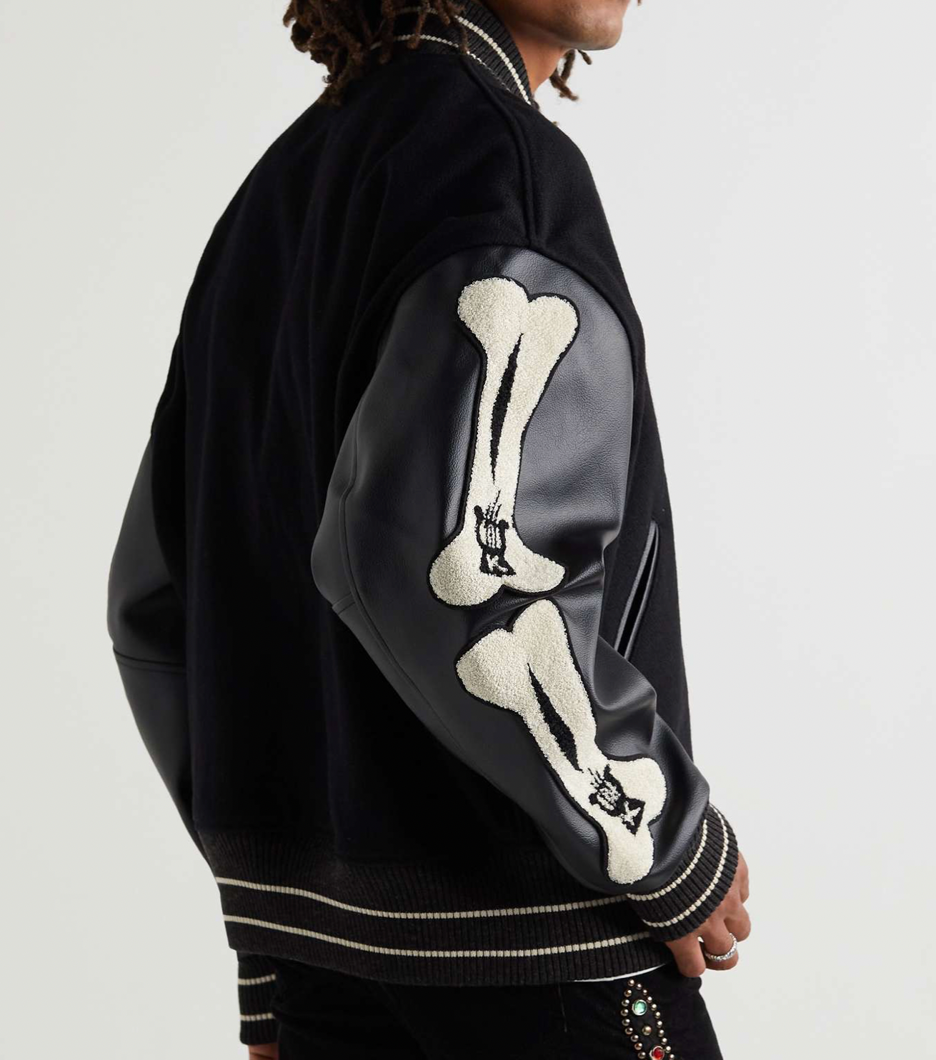 Leather Embroidered Varsity - Ready-to-Wear