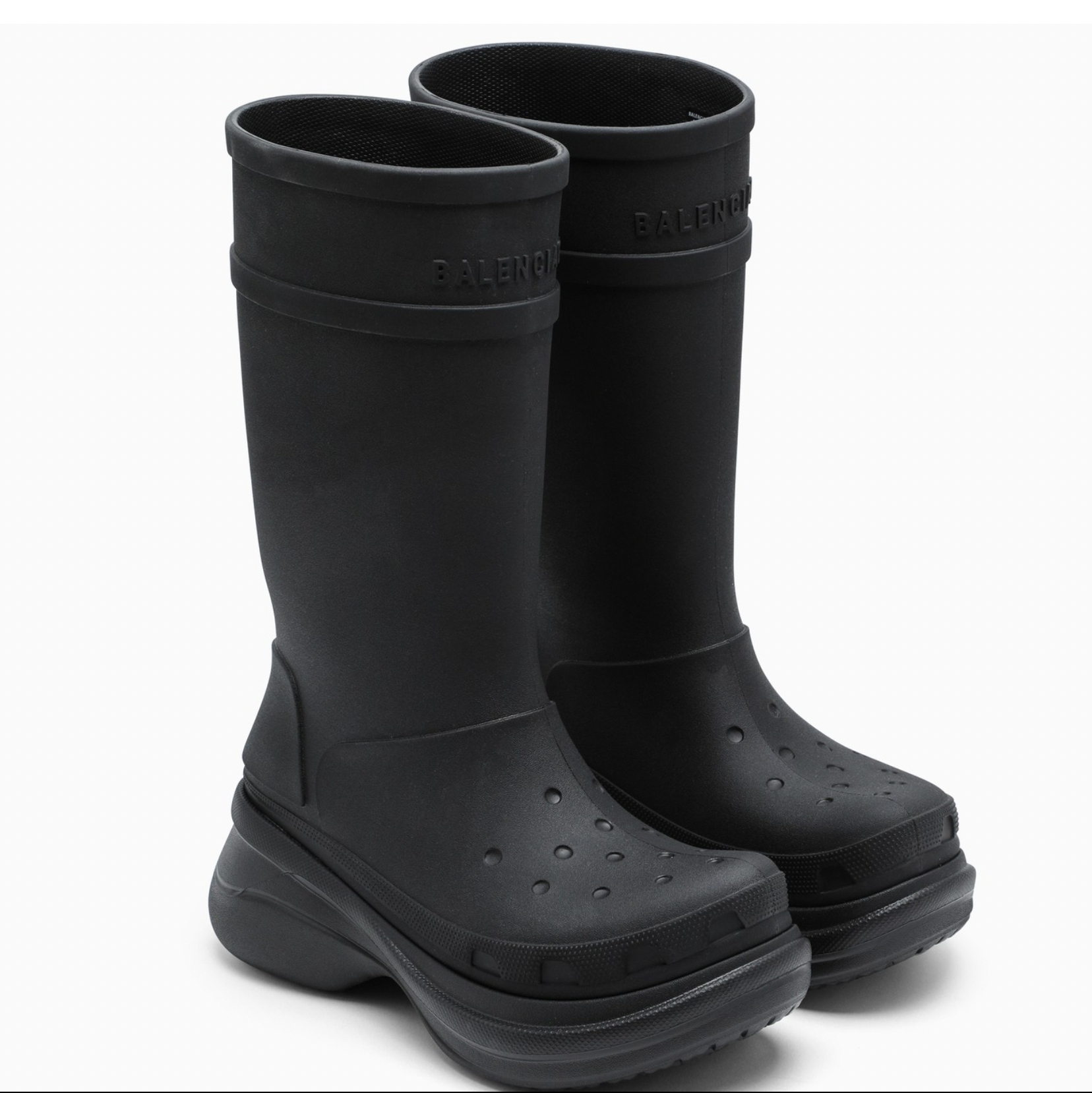 Strike Leather Ankle Boots in Black  Balenciaga  Mytheresa