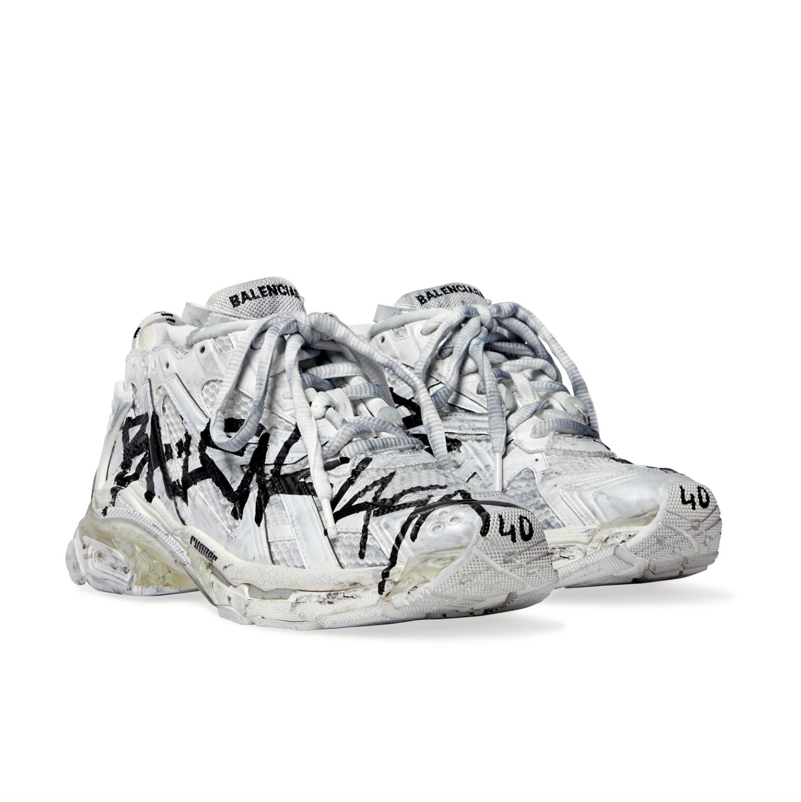 Balenciaga Runner Graffiti sneakers - White