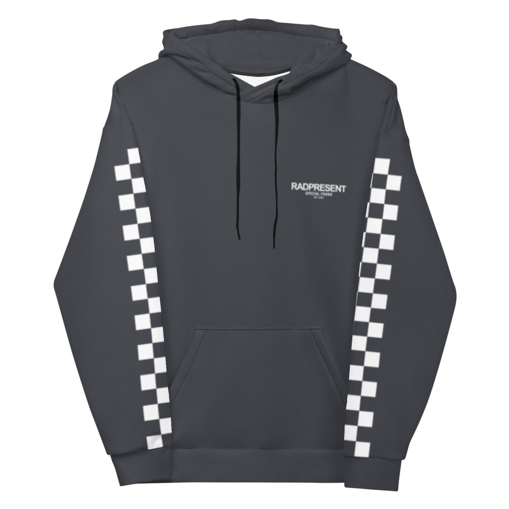 Checkered shop sleeve hoodie